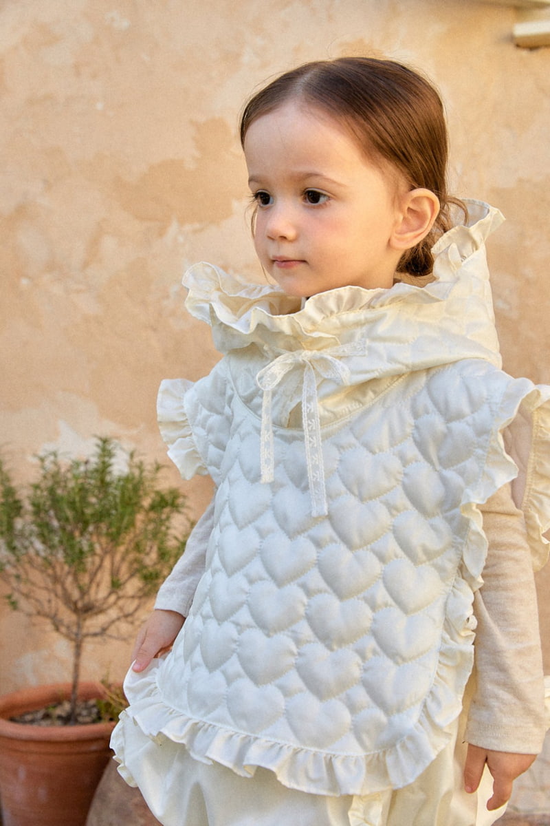 Lolobole - Korean Children Fashion - #discoveringself - Loloboli Frill Padded Cape - 9