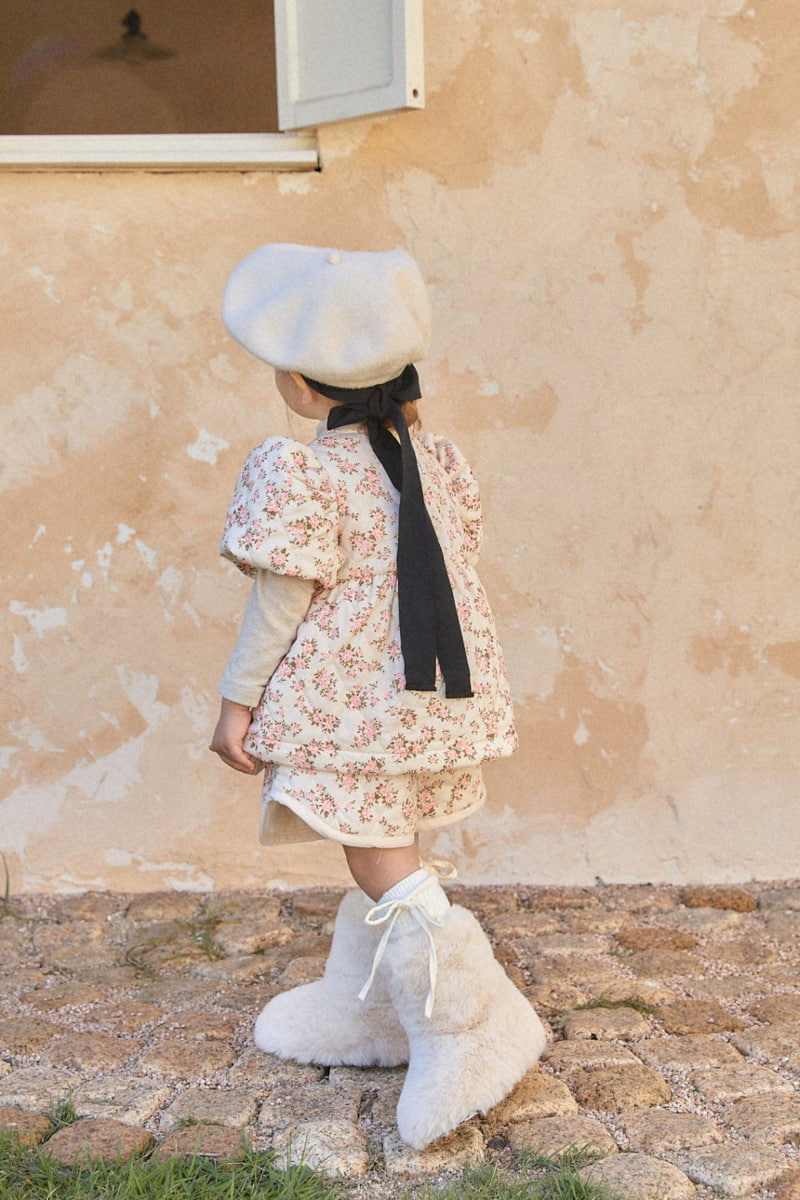 Lolobole - Korean Children Fashion - #discoveringself - Roman Padding Blanc - 5