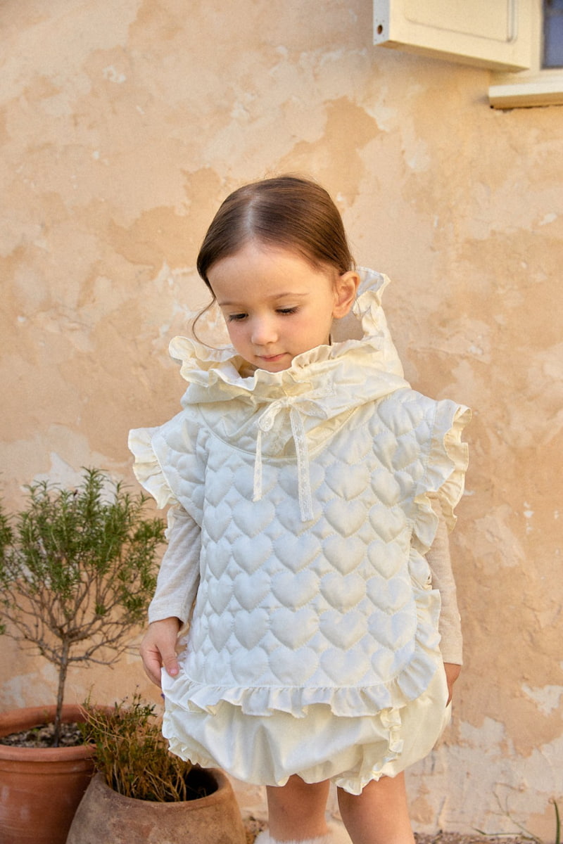 Lolobole - Korean Children Fashion - #fashionkids - Loloboli Frill Padded Cape - 10