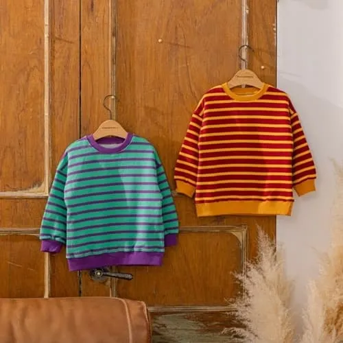 London I - Korean Children Fashion - #childofig - LA Stripe Top