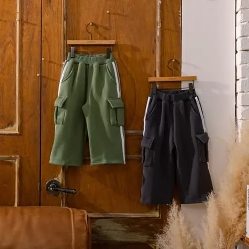 London I - Korean Children Fashion - #magicofchildhood - Tape Cargo Pants