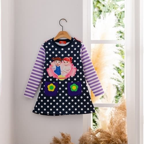 London I - Korean Junior Fashion - #fashionkids - Kongsuni Dot One-piece