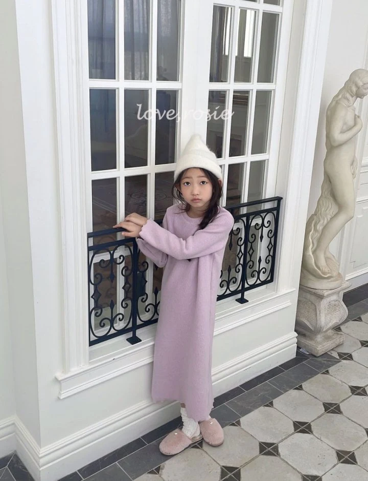 Love Rosie - Korean Children Fashion - #minifashionista - Candy Fluff Knit Maxi One-piece - 3