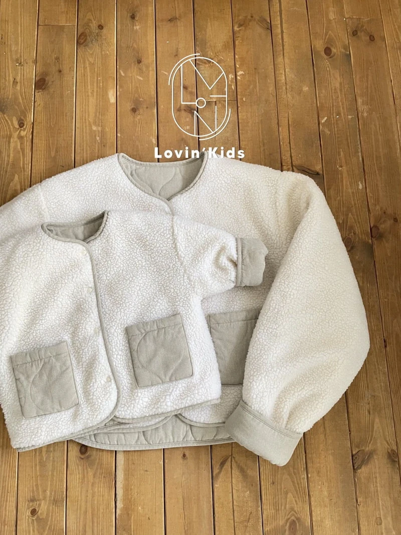 Lovin - Korean Children Fashion - #designkidswear - Quilting Round Jacket - 3