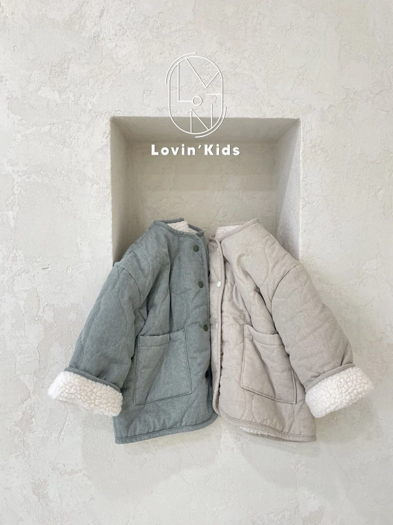 Lovin - Korean Children Fashion - #designkidswear - Quilting Round Jacket - 4