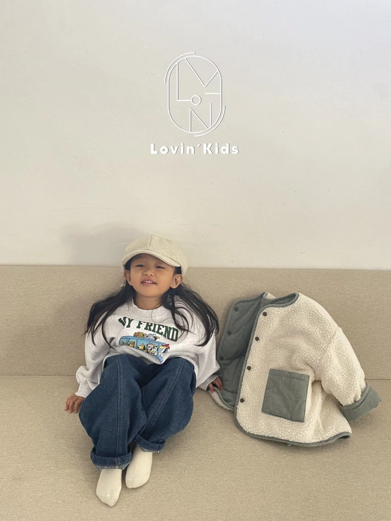 Lovin - Korean Children Fashion - #fashionkids - Morning Roll Denim Pants - 3