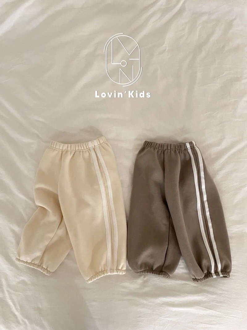 Lovin - Korean Children Fashion - #kidsshorts - Two Lines Pants