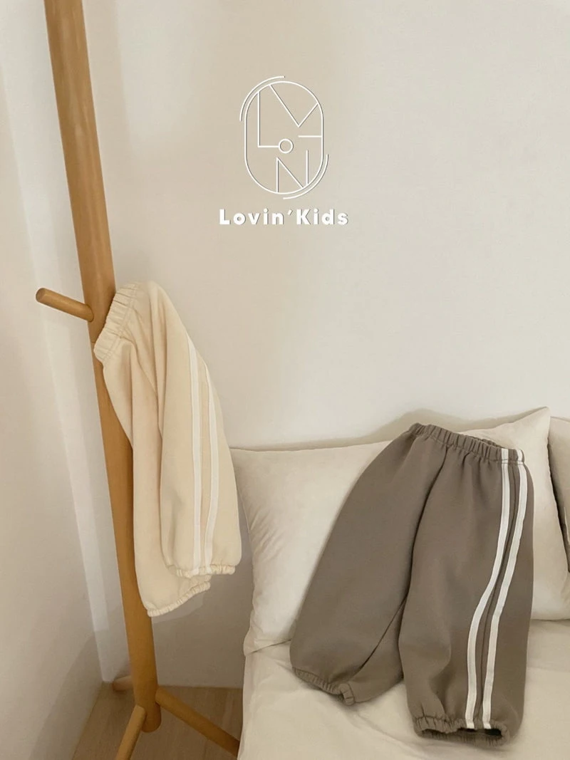 Lovin - Korean Children Fashion - #kidsstore - Two Lines Pants - 2