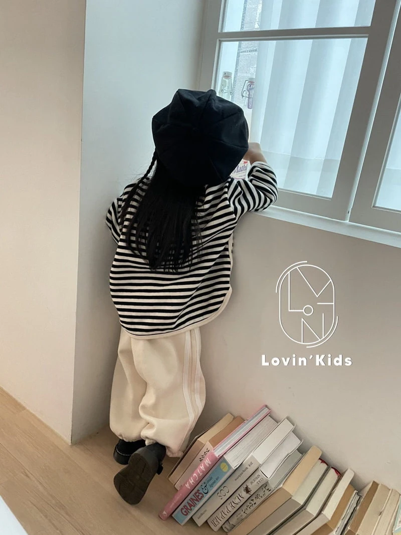 Lovin - Korean Children Fashion - #kidzfashiontrend - Stripe Heart Tee - 11