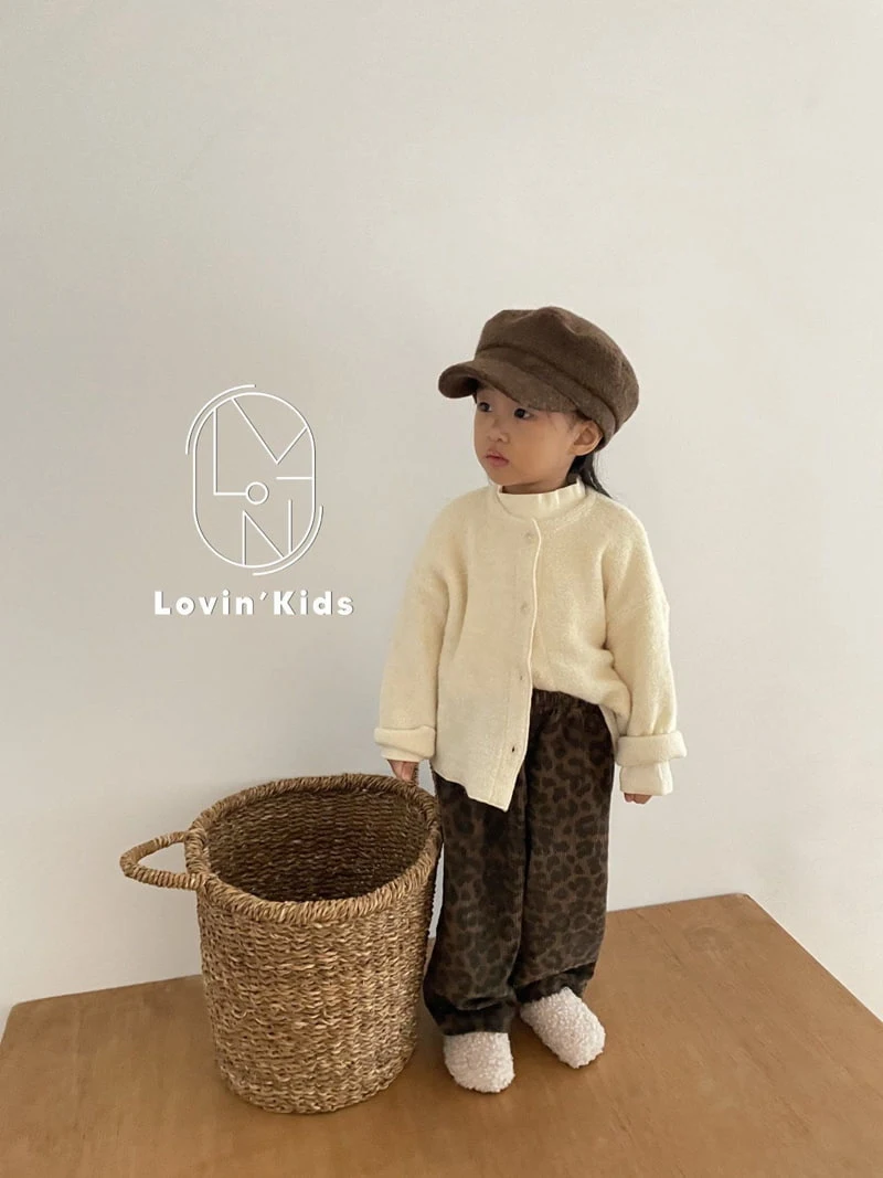 Lovin - Korean Children Fashion - #stylishchildhood - Leopard Corduroy Pants - 9