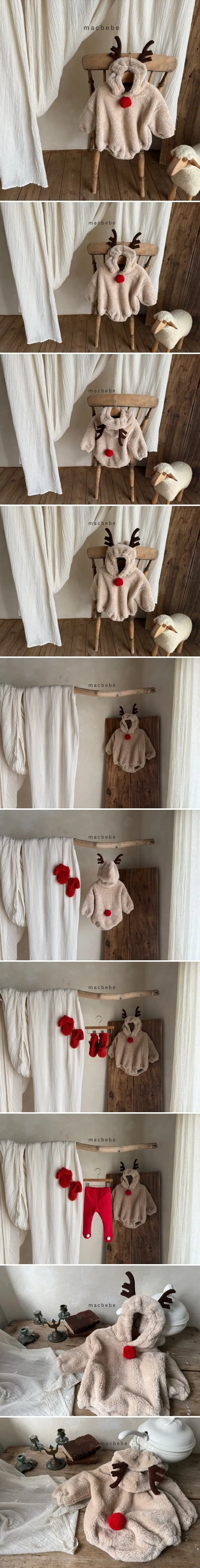 Mac - Korean Baby Fashion - #babyboutique - Rudolf Suit