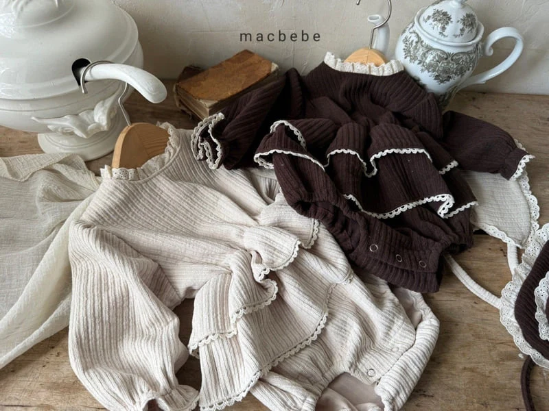 Mac - Korean Baby Fashion - #babyoutfit - Rib Cancan Set - 9