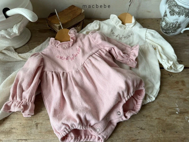 Mac - Korean Baby Fashion - #babywear - Embroidery Suit - 9