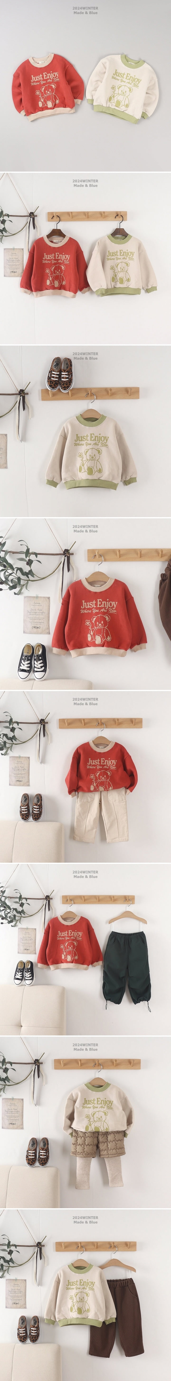 Made Blue - Korean Children Fashion - #magicofchildhood - Zest Bear Tee