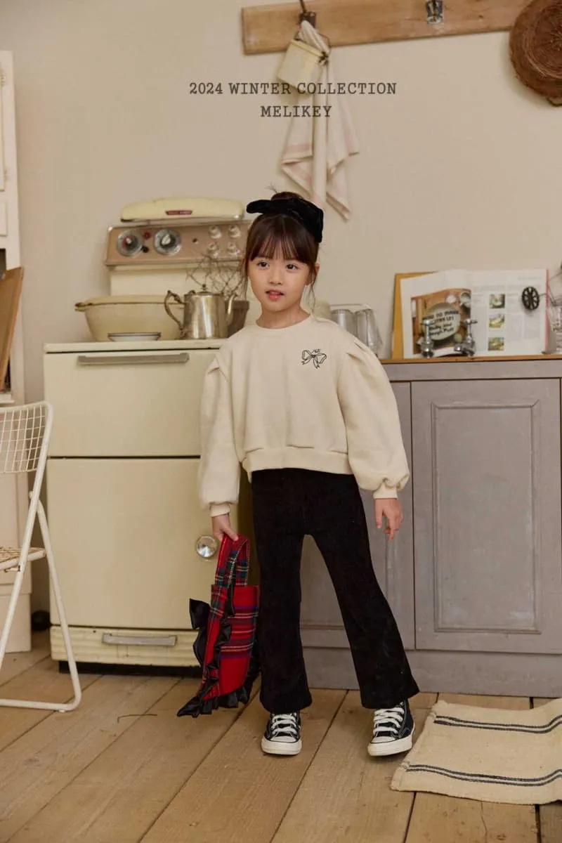 Melikey - Korean Children Fashion - #Kfashion4kids - Back Ribbon Sweatshirt - 3