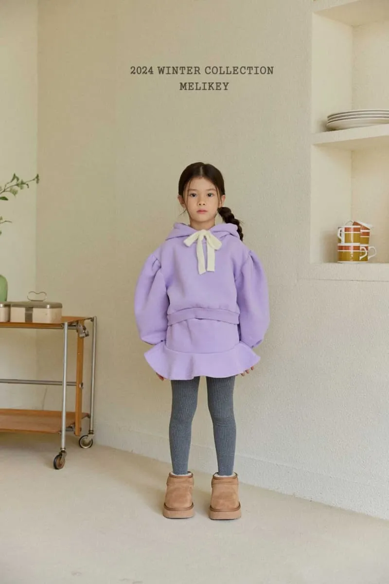 Melikey - Korean Children Fashion - #Kfashion4kids - Big Shirring Hood Set-up - 8