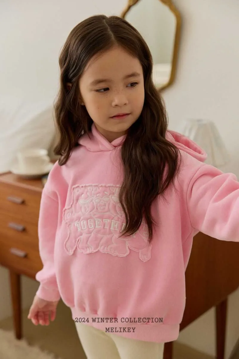 Melikey - Korean Children Fashion - #childrensboutique - Together Pig Hoodie - 10