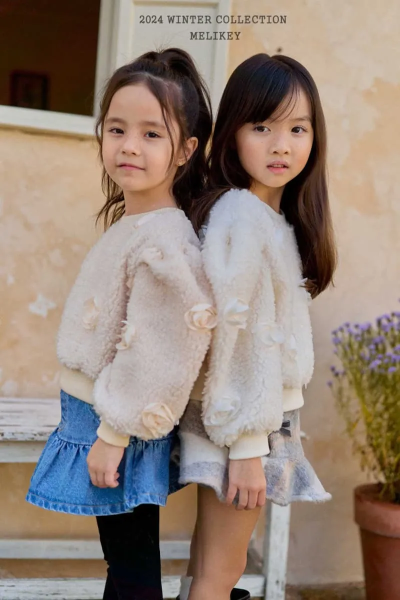 Melikey - Korean Children Fashion - #childrensboutique - Rose Mongle Sweatshirt - 2