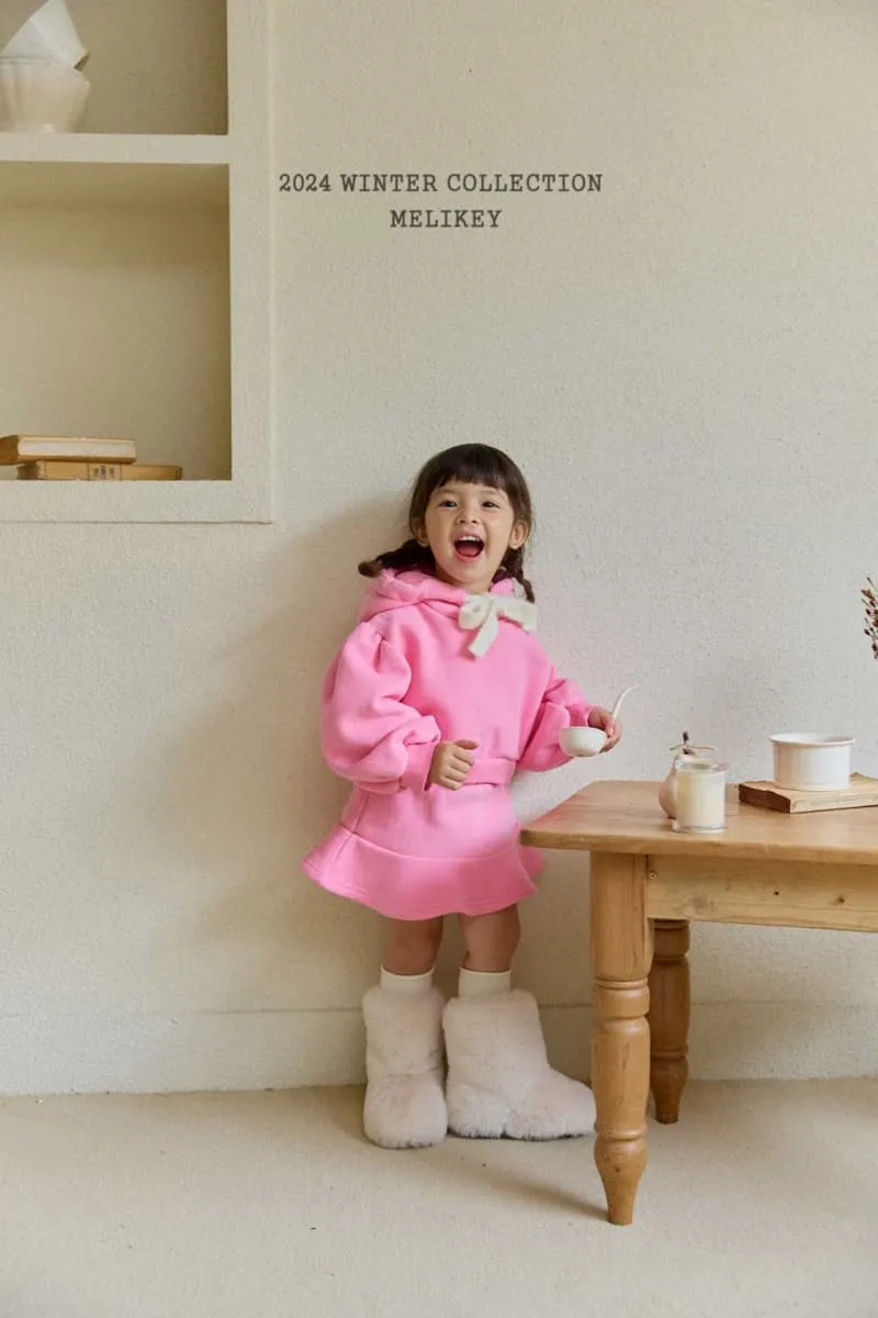 Melikey - Korean Children Fashion - #childrensboutique - Big Shirring Hood Set-up