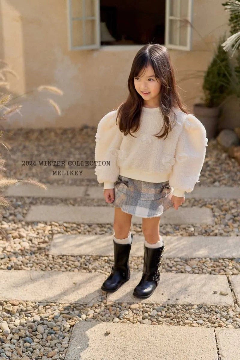 Melikey - Korean Children Fashion - #designkidswear - Rose Mongle Sweatshirt - 3