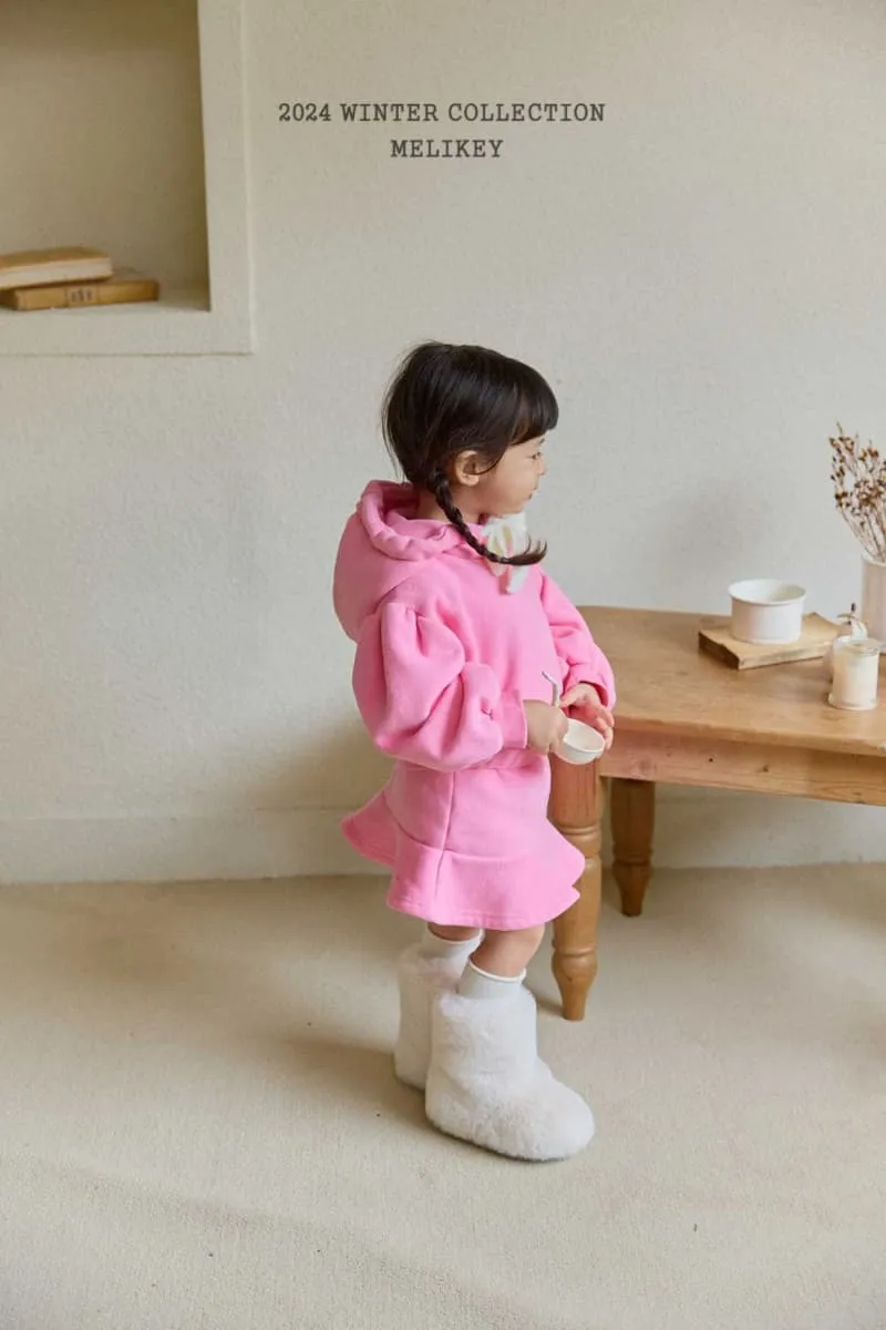 Melikey - Korean Children Fashion - #designkidswear - Big Shirring Hood Set-up - 2