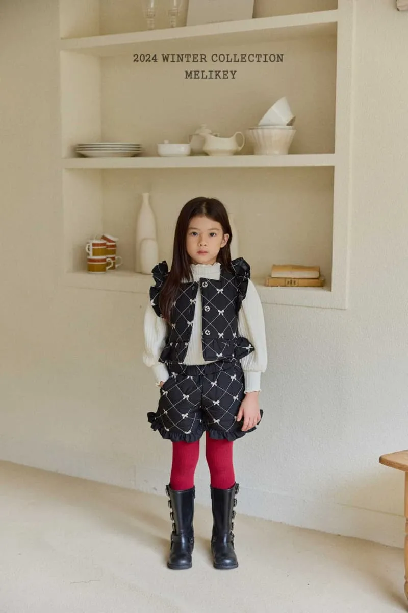 Melikey - Korean Children Fashion - #designkidswear - Coat Ribbed Puff Tee - 10