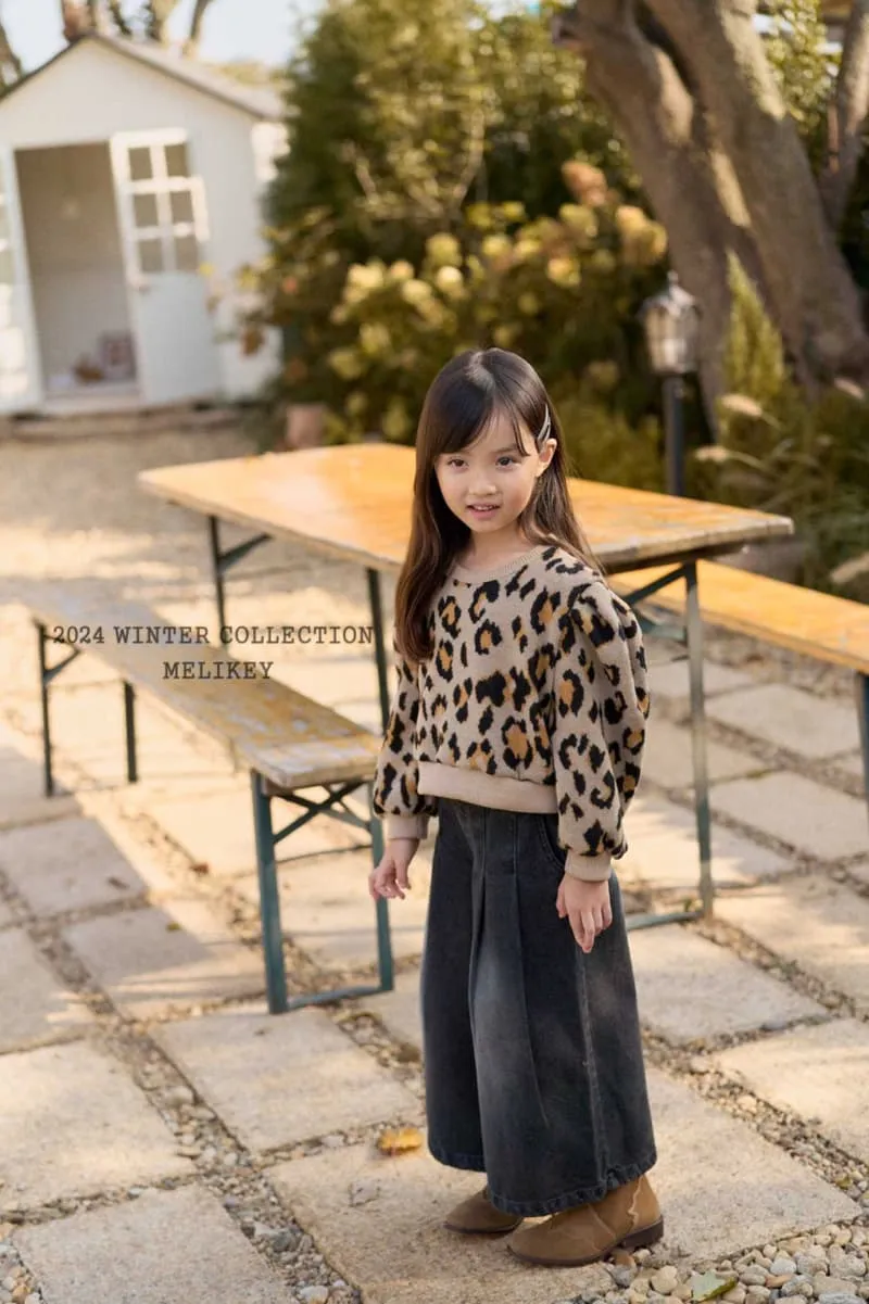 Melikey - Korean Children Fashion - #discoveringself - Leopard Puff Sweatshirt - 7