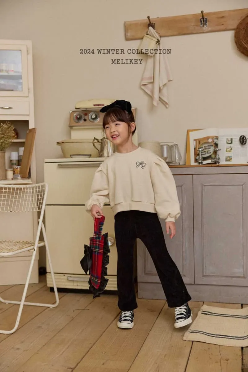 Melikey - Korean Children Fashion - #discoveringself - Roa Velvet Bootcut Pants - 8