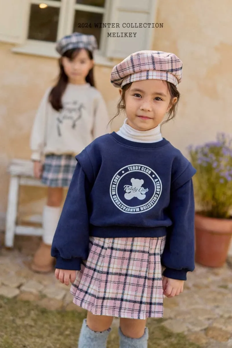 Melikey - Korean Children Fashion - #discoveringself - Check Beret - 4