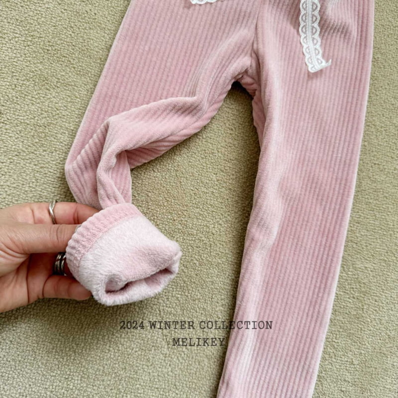 Melikey - Korean Children Fashion - #fashionkids - Soft Rib Leggings - 7