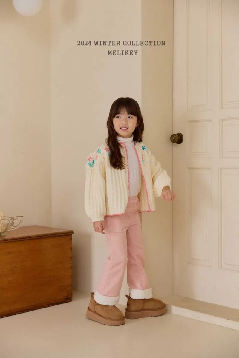 Melikey - Korean Children Fashion - #kidsshorts - Pastel Bootcut Pants - 3