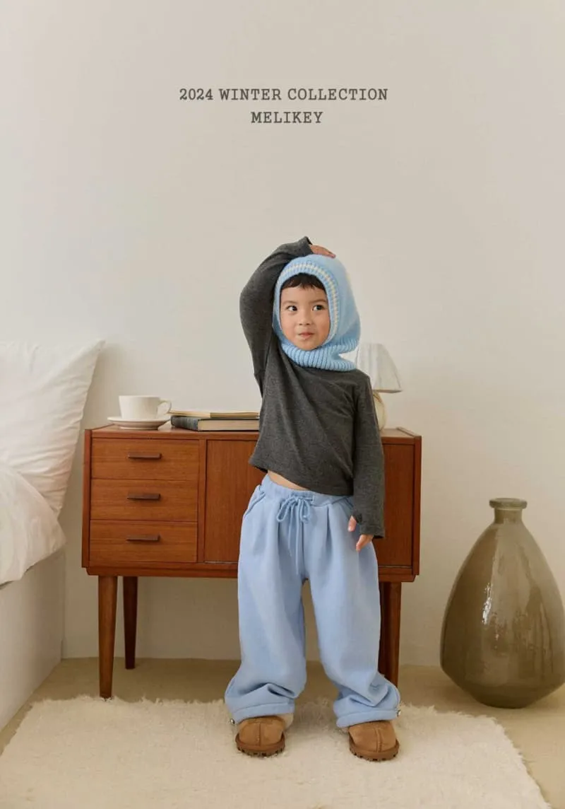 Melikey - Korean Children Fashion - #fashionkids - Two Tuck Wild Pants - 4