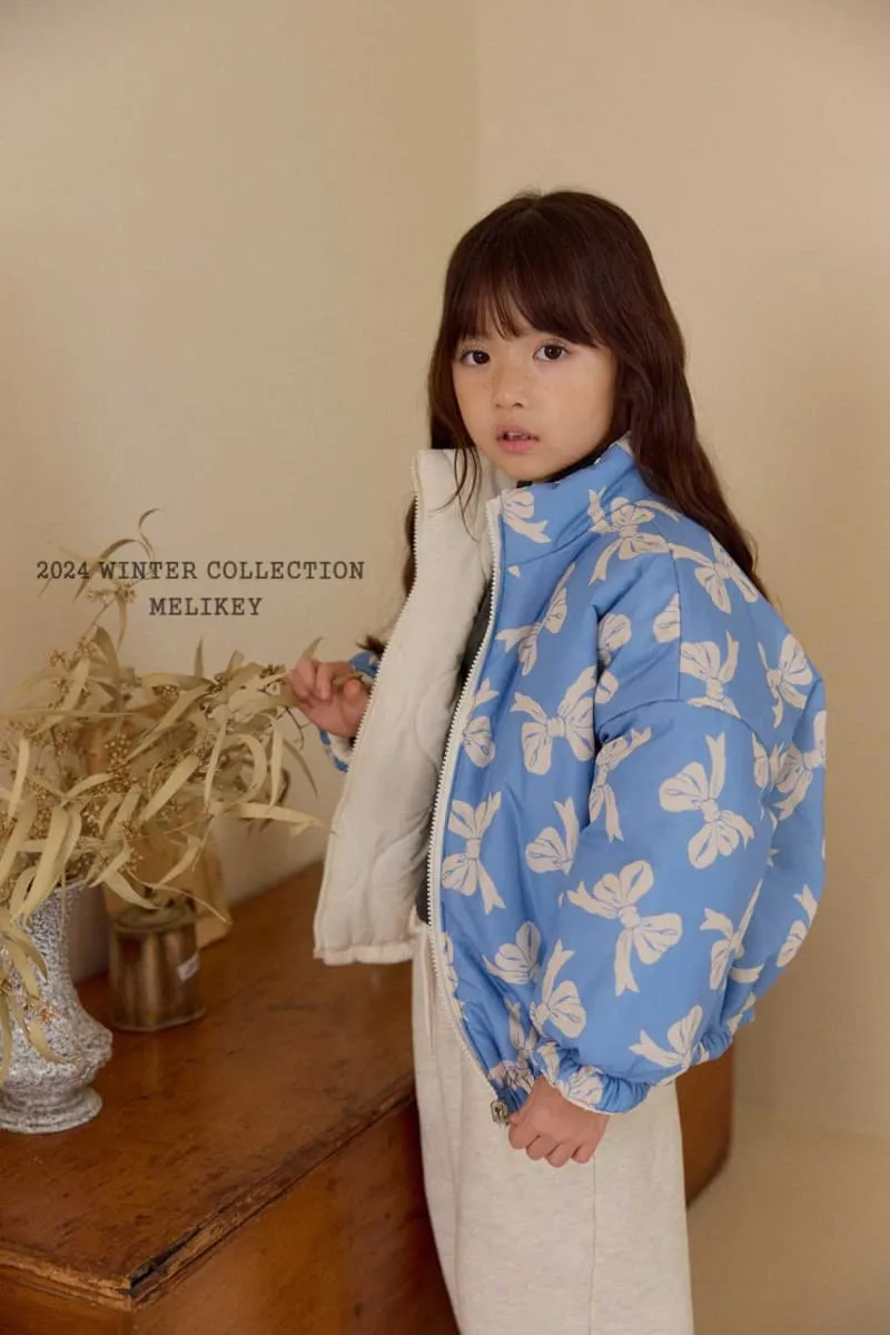 Melikey - Korean Children Fashion - #kidsshorts - Big Ribbon Reversible Padding - 6