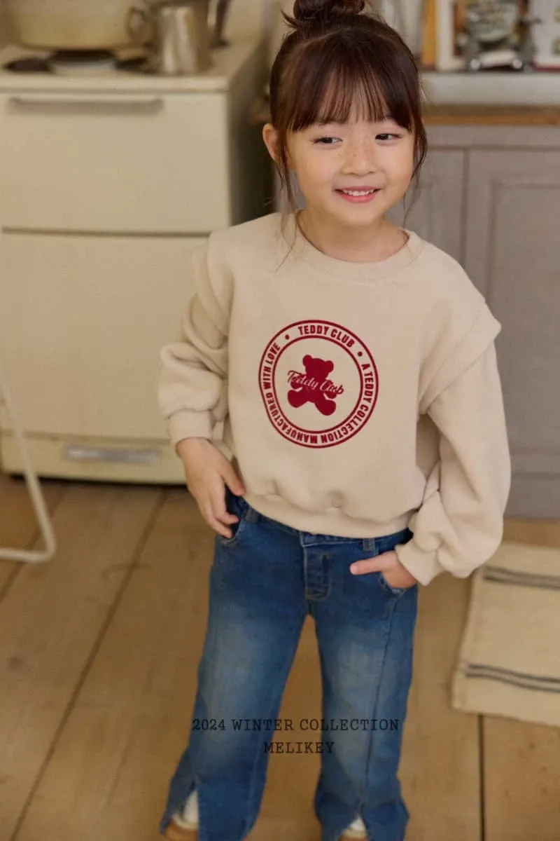 Melikey - Korean Children Fashion - #kidsshorts - Floppy Bear Sweatshirt - 11