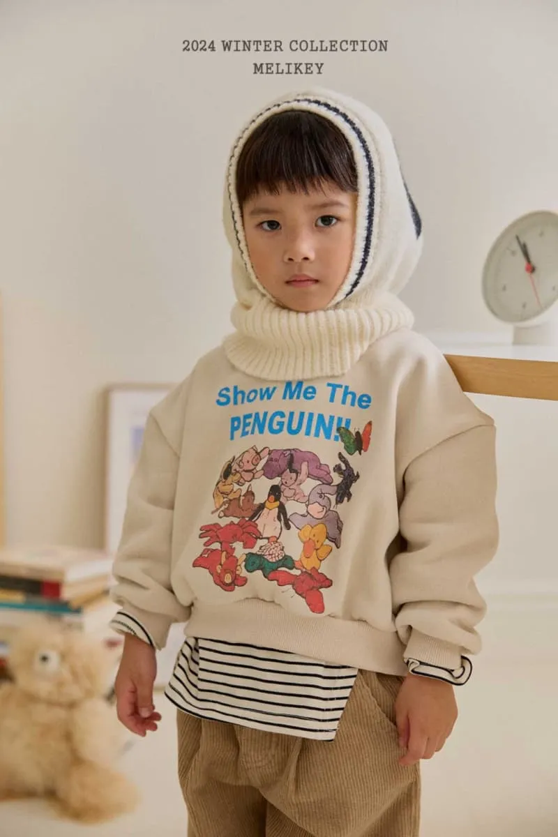 Melikey - Korean Children Fashion - #kidsshorts - Zoo Friends Sweatshirt - 10