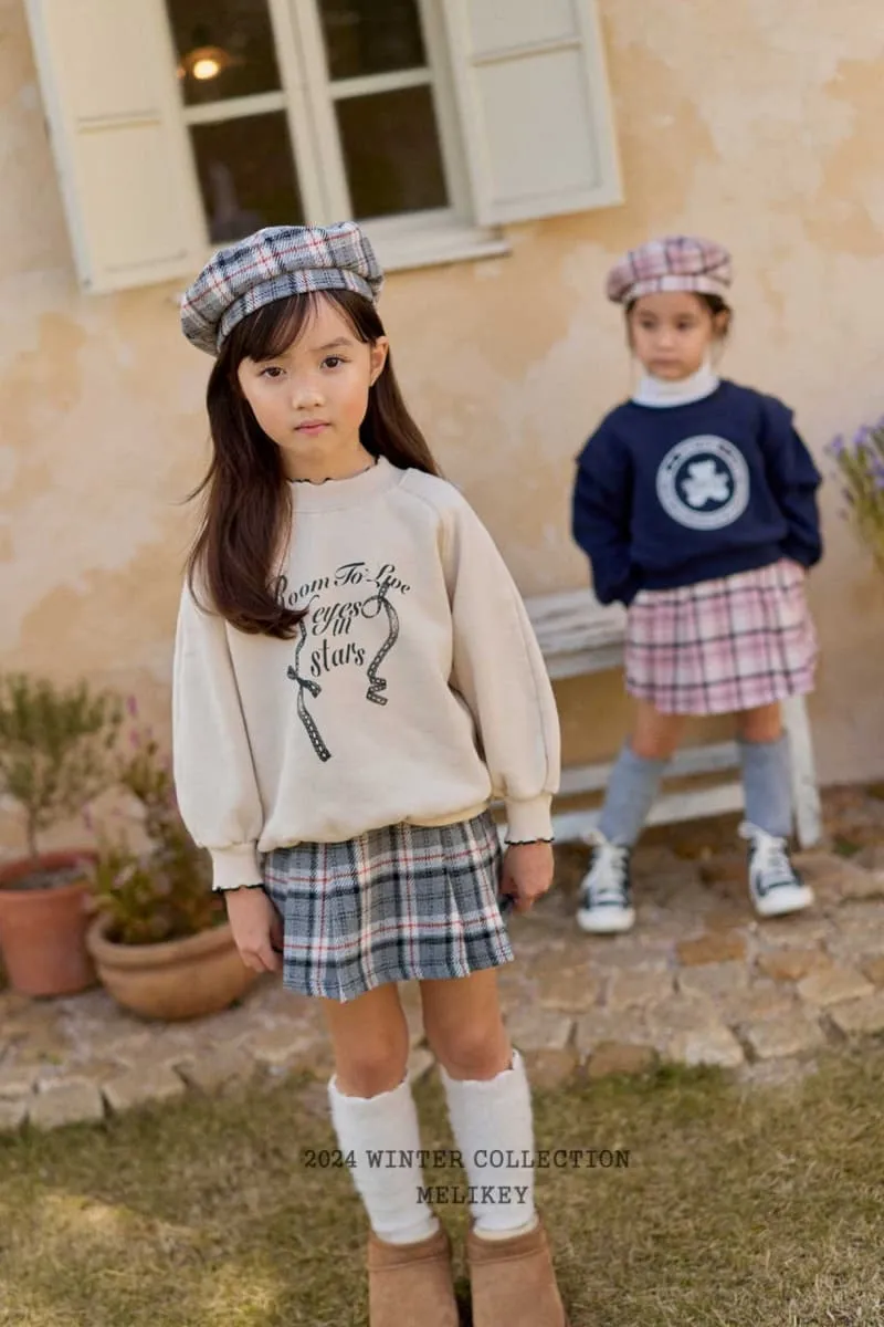 Melikey - Korean Children Fashion - #kidsshorts - Check Beret - 5