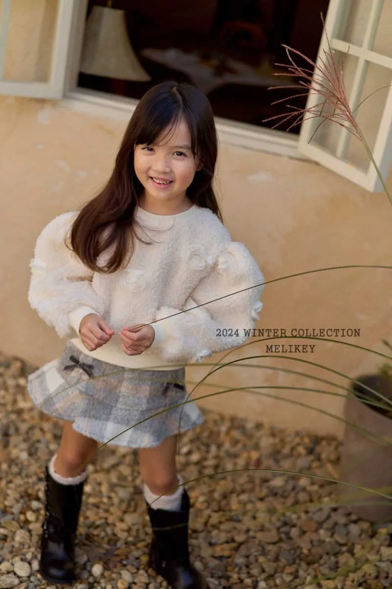 Melikey - Korean Children Fashion - #kidsstore - Rose Mongle Sweatshirt - 7