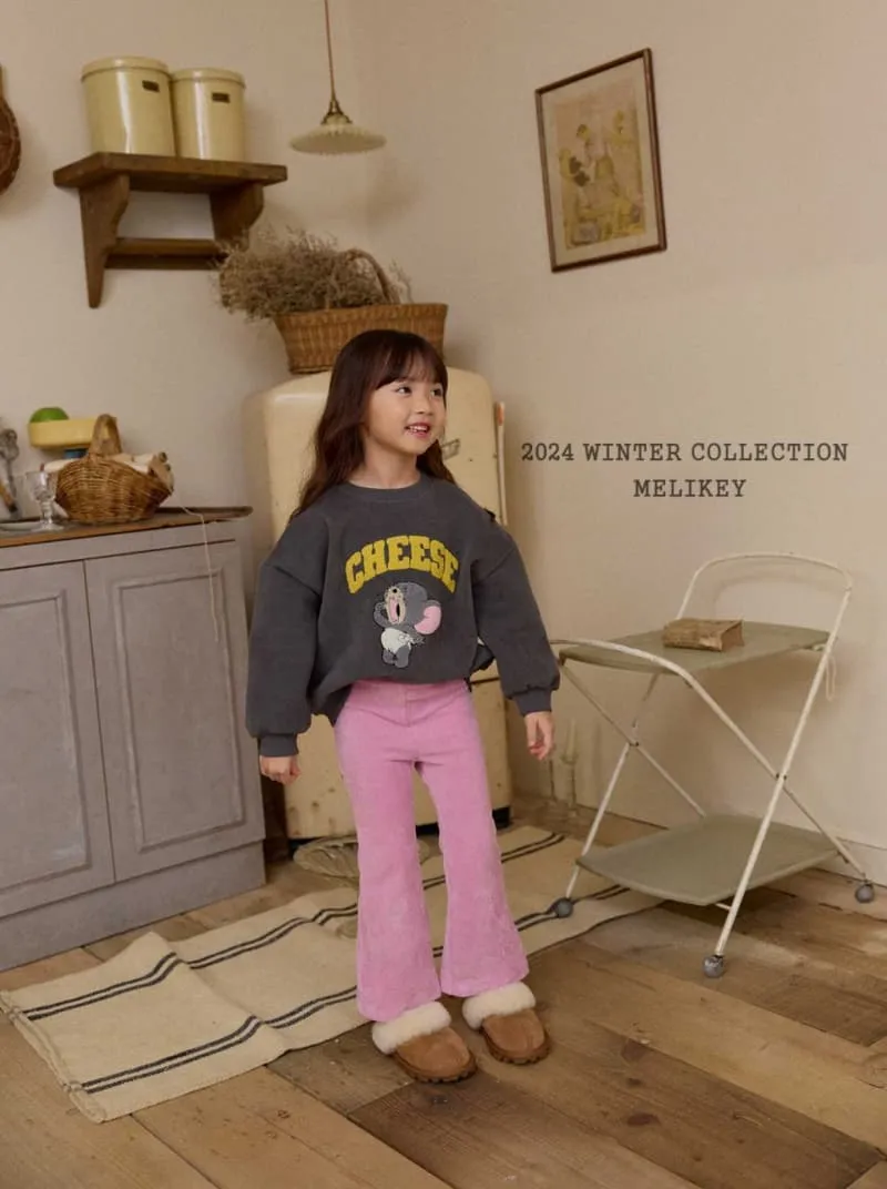 Melikey - Korean Children Fashion - #kidsstore - Roa Velvet Bootcut Pants - 11