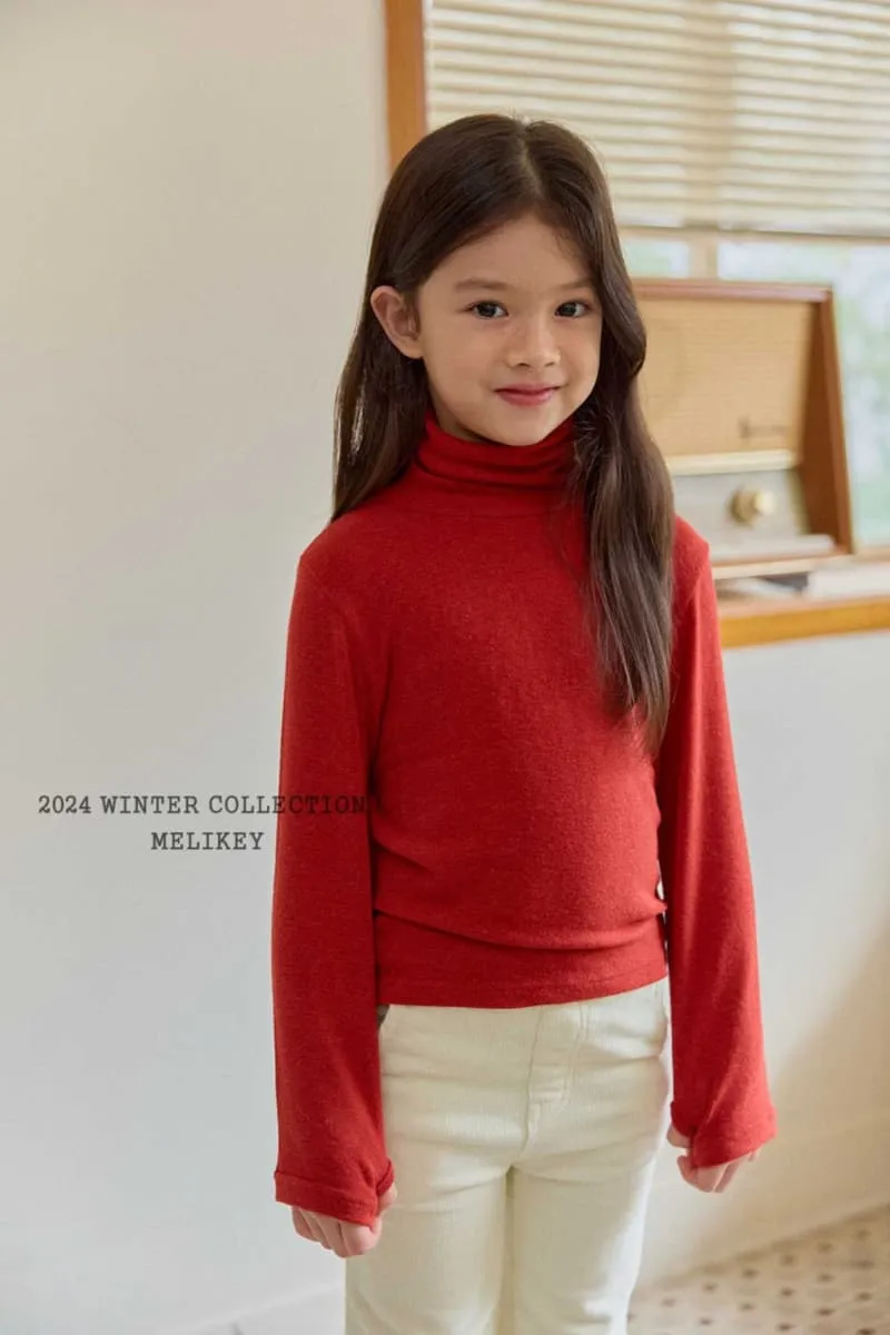 Melikey - Korean Children Fashion - #kidzfashiontrend - Acne Turtleneck Tee - 2