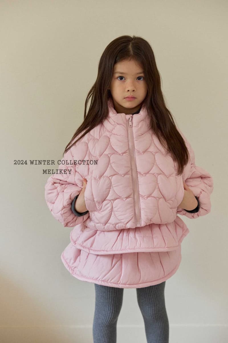 Melikey - Korean Children Fashion - #kidzfashiontrend - Heart Balloon Short Padding