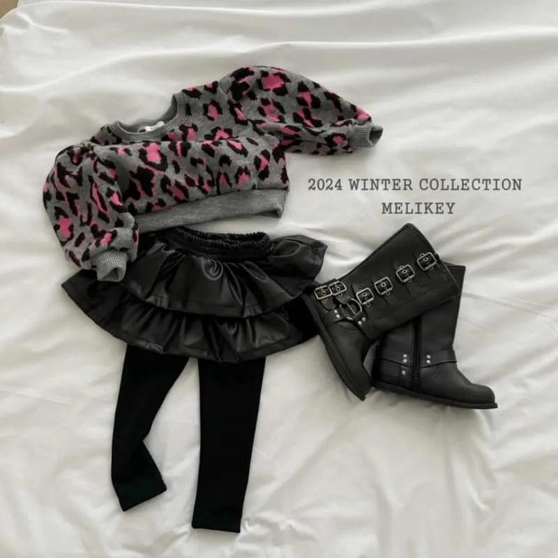 Melikey - Korean Children Fashion - #littlefashionista - Ladder Cancan Skirt Leggings - 2