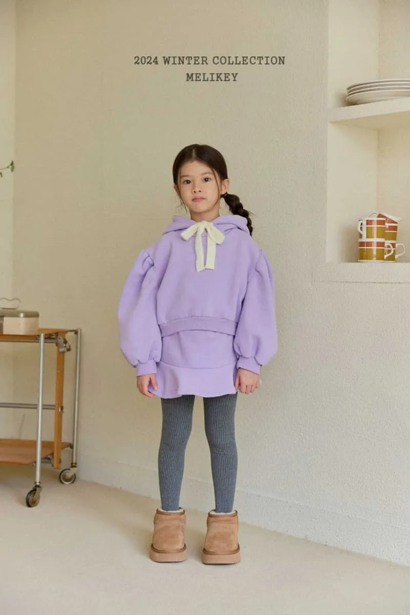 Melikey - Korean Children Fashion - #magicofchildhood - Big Shirring Hood Set-up - 10