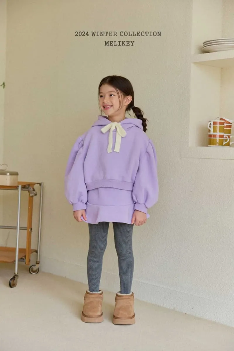 Melikey - Korean Children Fashion - #minifashionista - Big Shirring Hood Set-up - 11