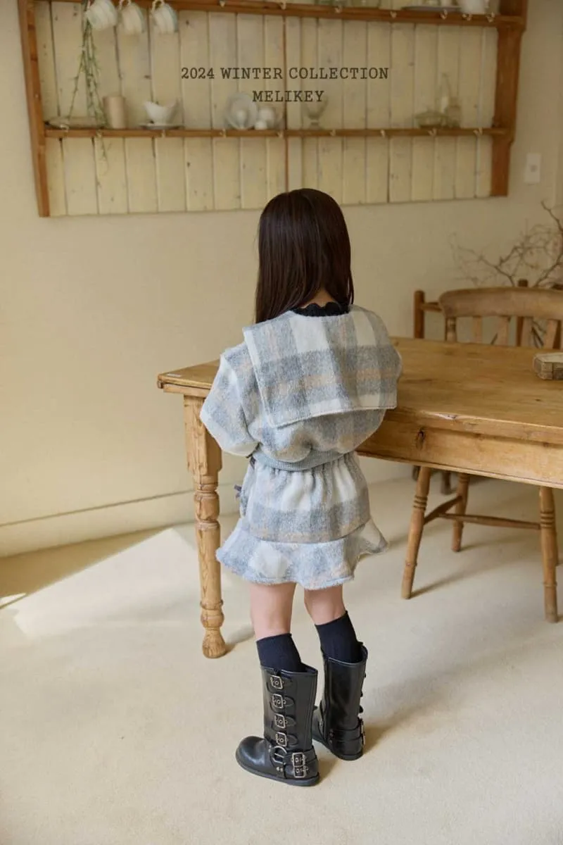 Melikey - Korean Children Fashion - #prettylittlegirls - Four Ribbon Hole Skirt - 8