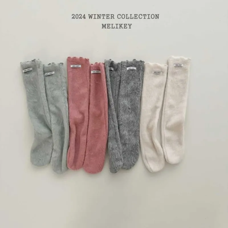 Melikey - Korean Children Fashion - #stylishchildhood - Winter Soft Long Socks - 7