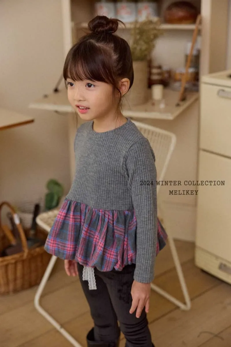 Melikey - Korean Children Fashion - #stylishchildhood - Pumpkin Ribbed Tee - 2