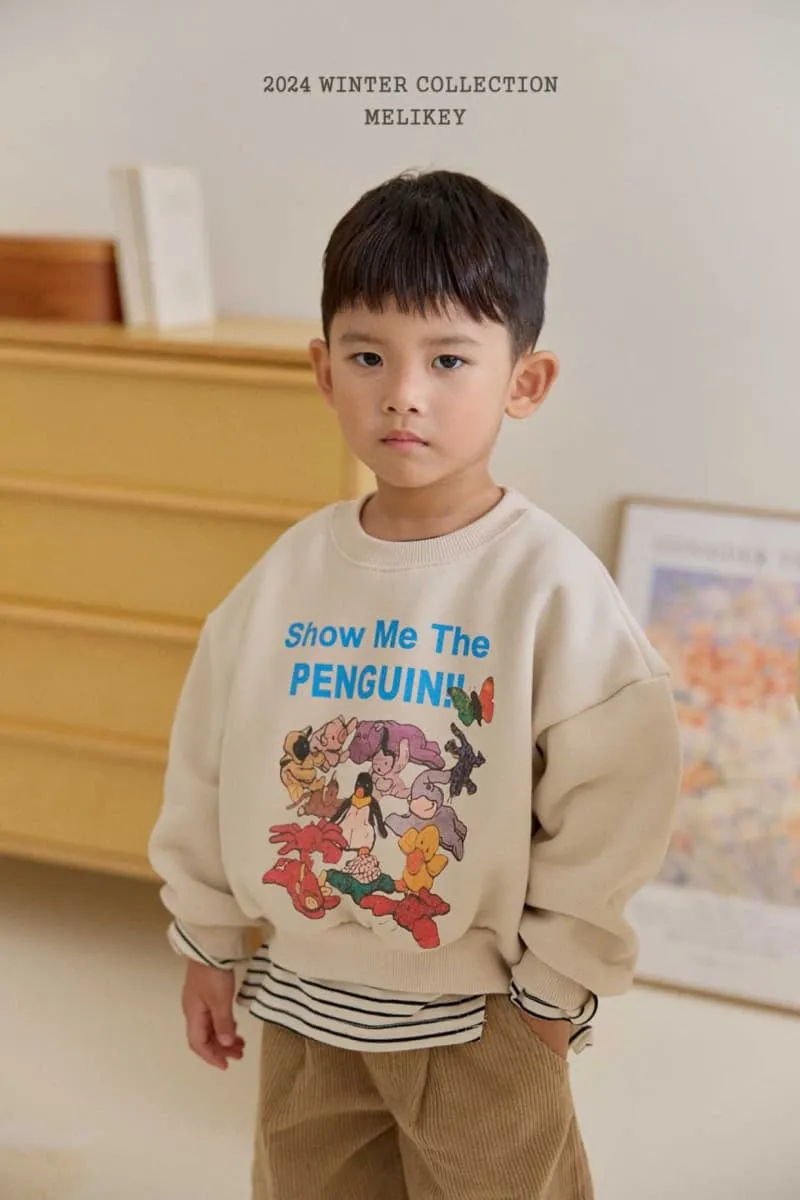 Melikey - Korean Children Fashion - #toddlerclothing - Zoo Friends Sweatshirt - 4