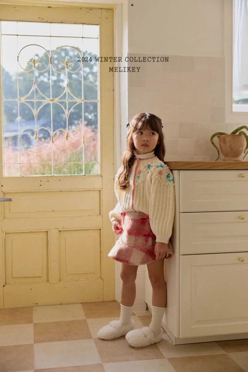 Melikey - Korean Children Fashion - #todddlerfashion - Pom Pom Marry Cardigan - 10