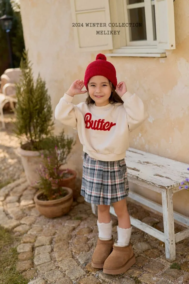 Melikey - Korean Children Fashion - #todddlerfashion - Butter Boucle Sweatshirt - 6