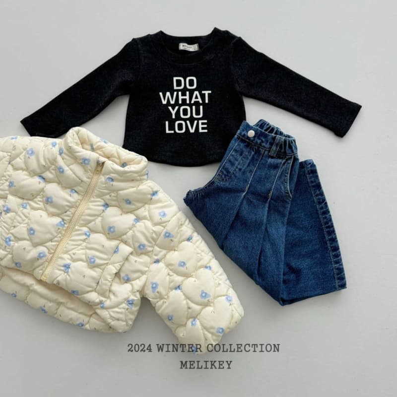 Melikey - Korean Children Fashion - #toddlerclothing - Your Love Slim Tee - 11